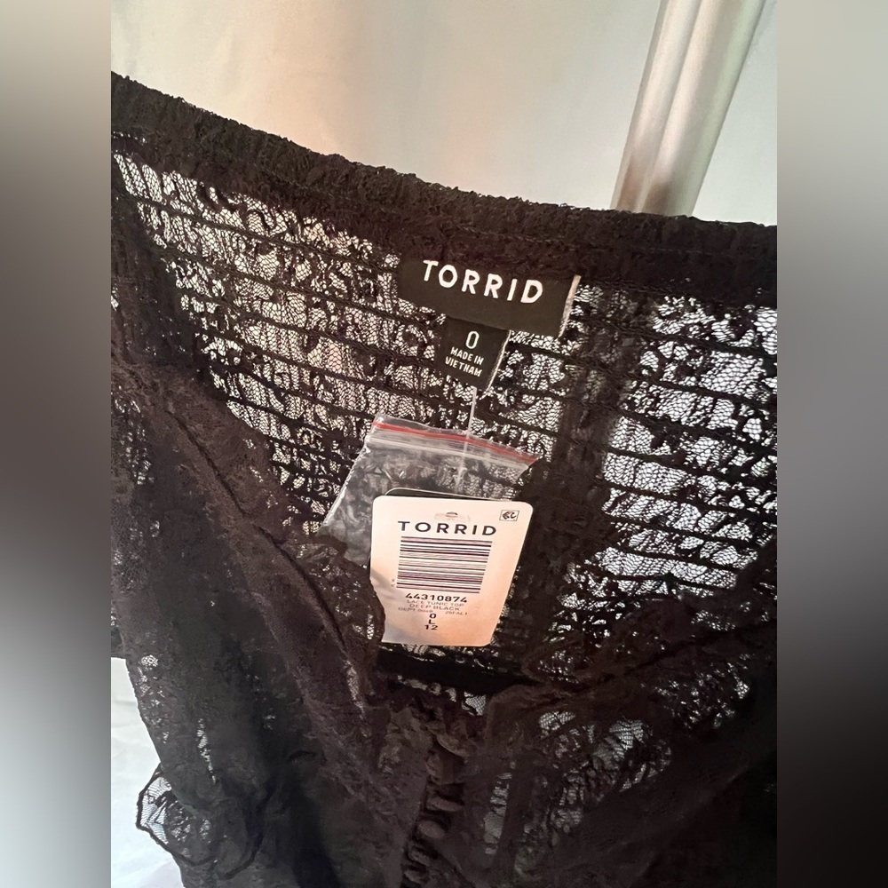 WORN ONCE Black Lace Sheer Dress - Picture 7 of 14